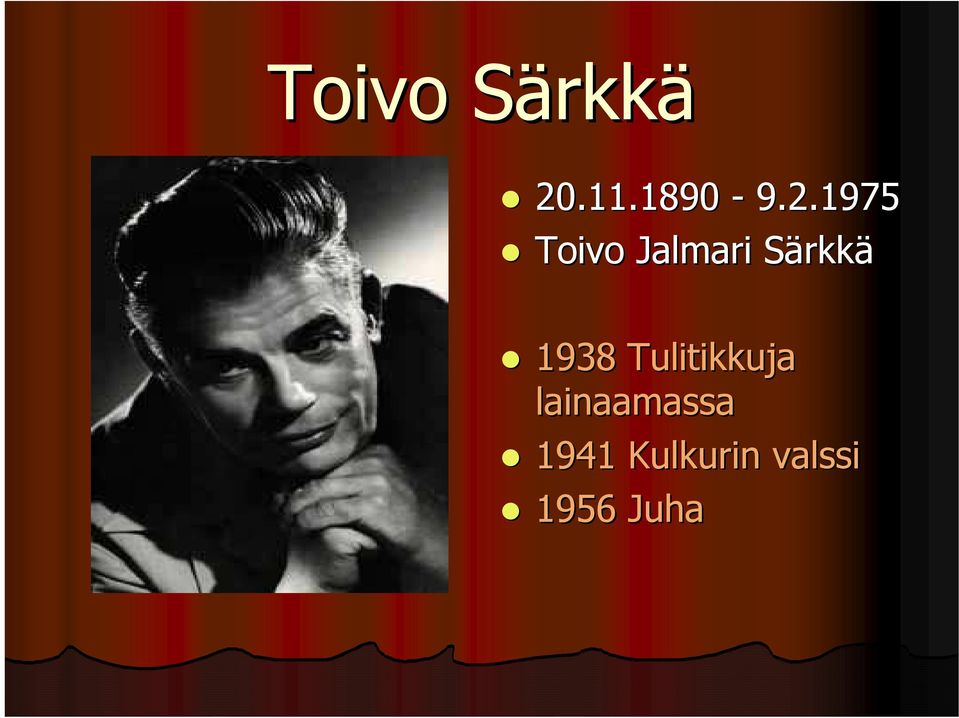 1975 Toivo Jalmari SärkkS