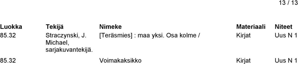[Teräsmies] : maa yksi.