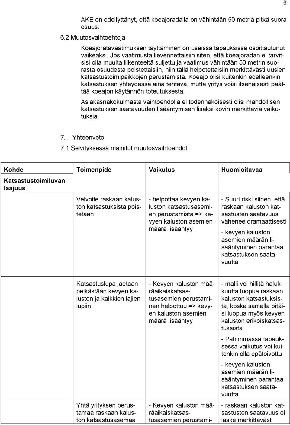 merkittävästi uusien katsastustoimipaikkojen perustamista.