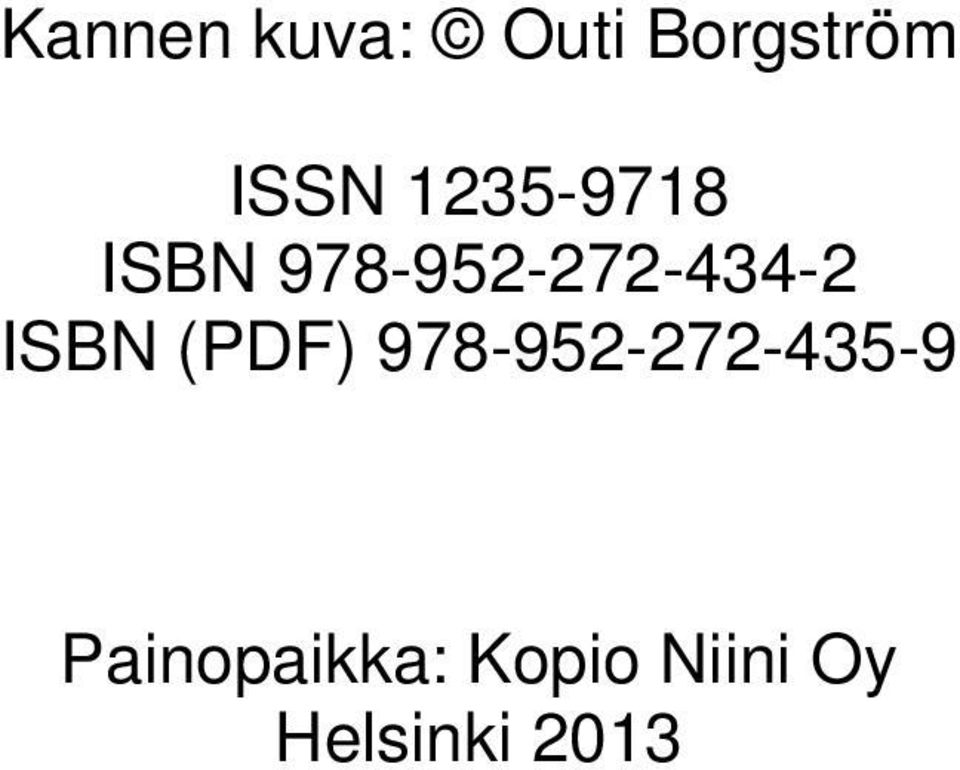 ISBN (PDF) 978-952-272-435-9