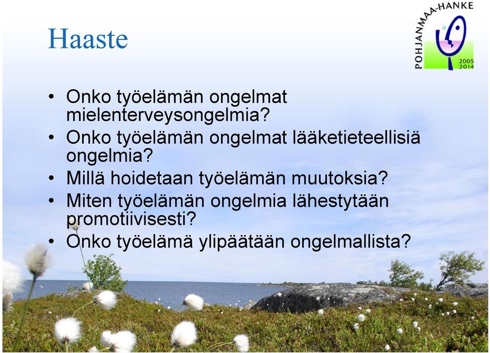 Millä hoidetaan työelämän muutoksia?