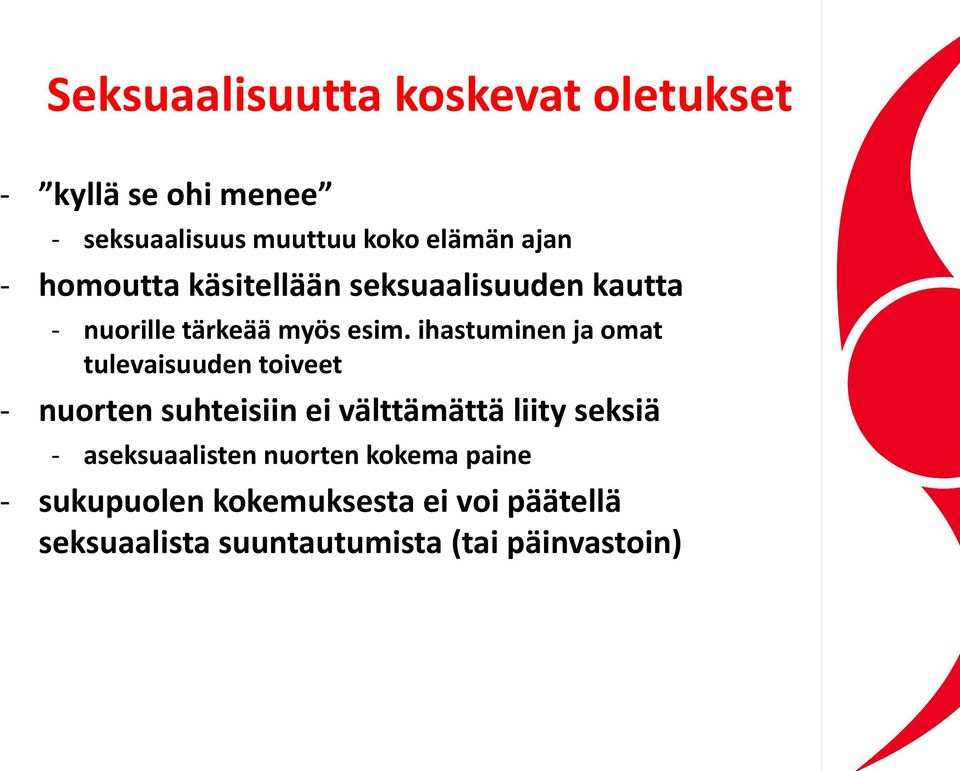 ihastuminen ja omat tulevaisuuden toiveet - nuorten suhteisiin ei välttämättä liity seksiä -