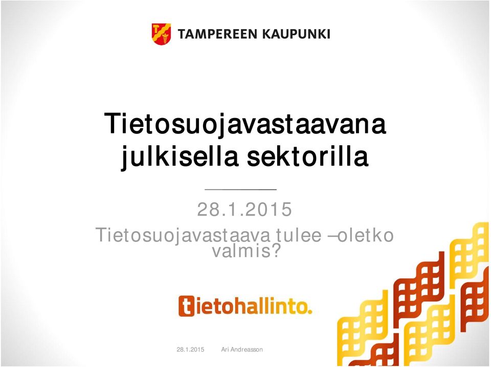 1.2015 Tietosuojavastaava