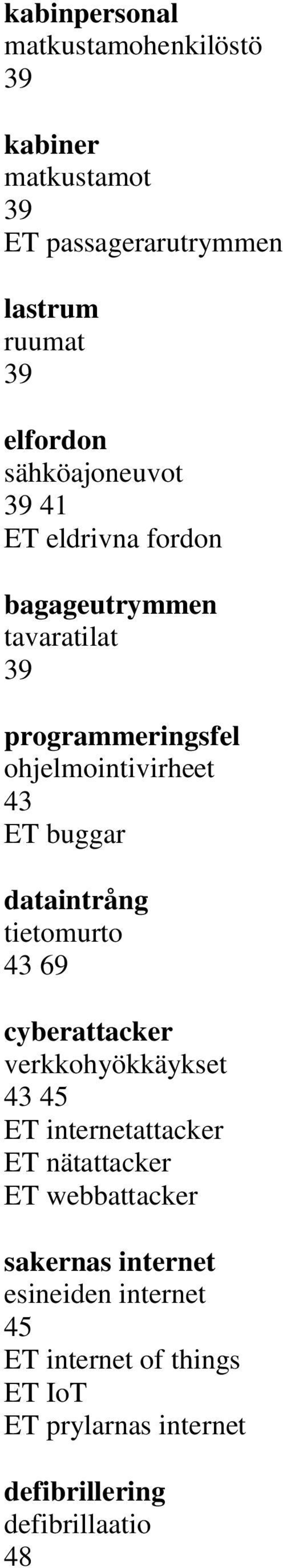 buggar dataintrång tietomurto 43 69 cyberattacker verkkohyökkäykset 43 45 ET internetattacker ET nätattacker ET