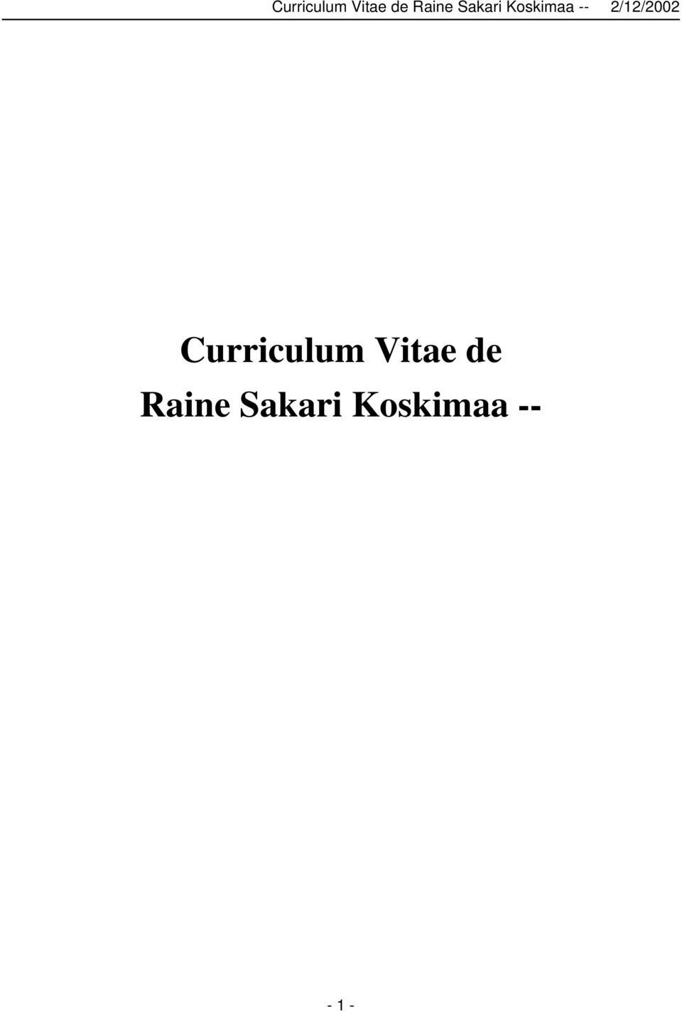 Raine Sakari