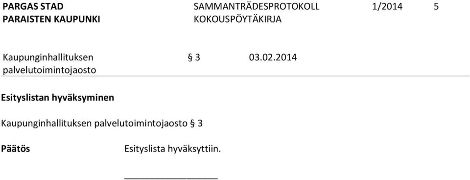 hyväksyminen 3