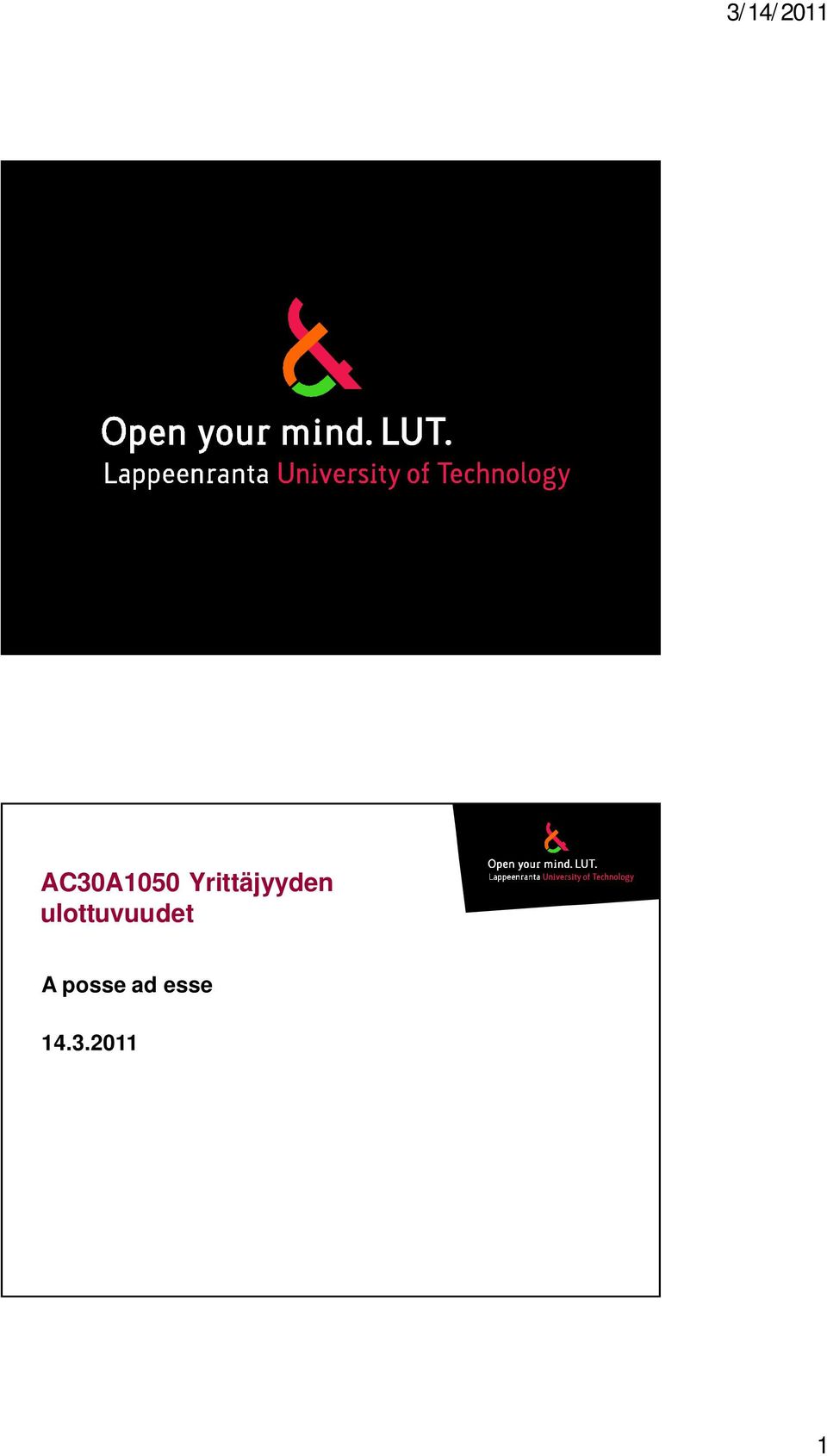 ulottuvuudet A