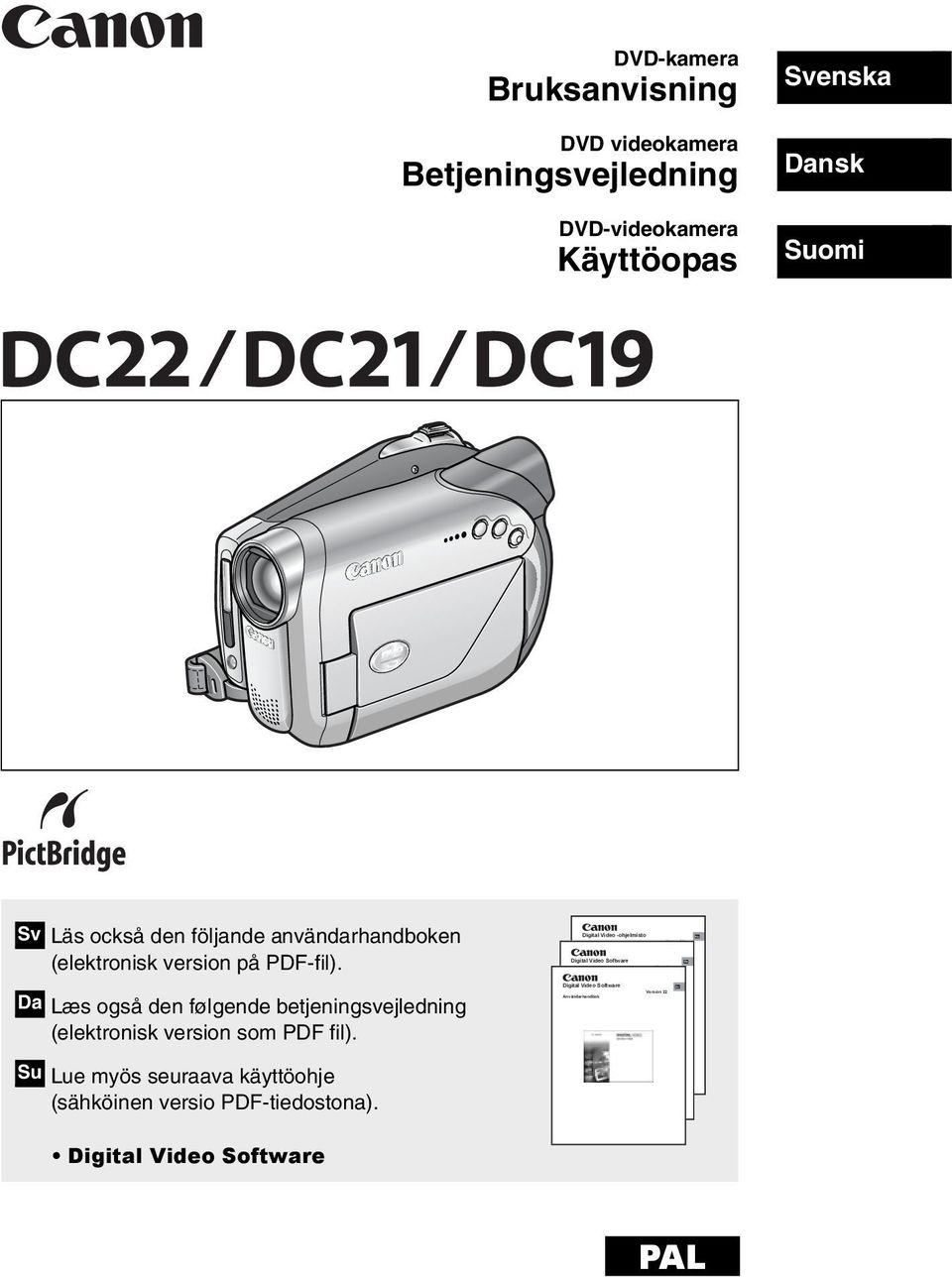 Suomi Sv Da Su Läs också den följande användarhandboken (elektronisk version på PDF-fil).