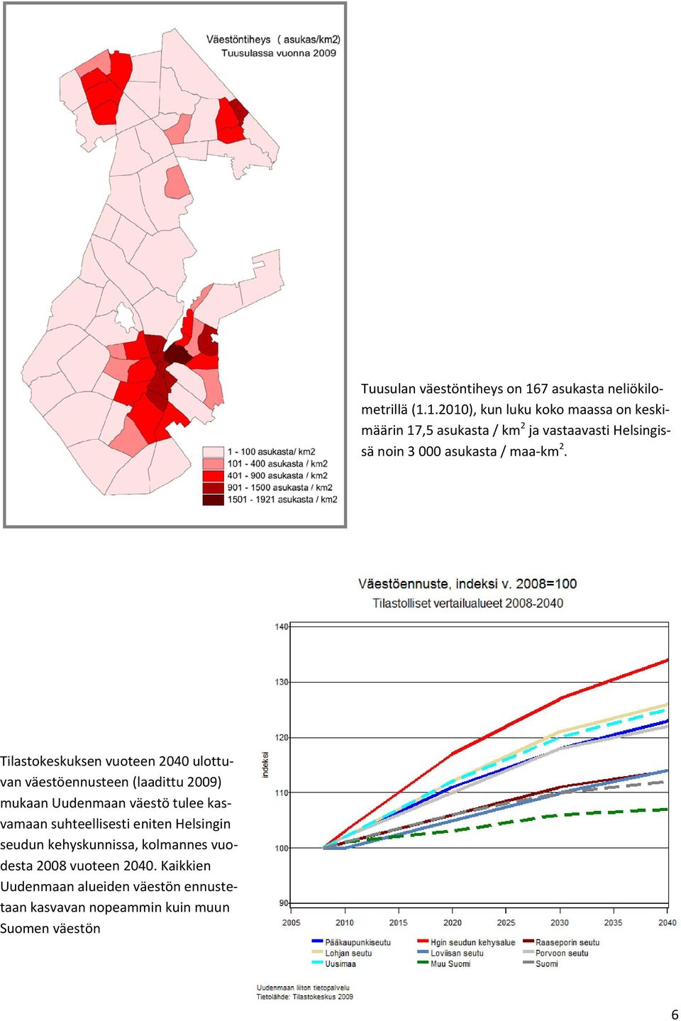 1.2010), kun luku koko maassa on keskimäärin 17,5 asukasta / km 2 ja vastaavasti Helsingissä noin 3 000 asukasta / maa