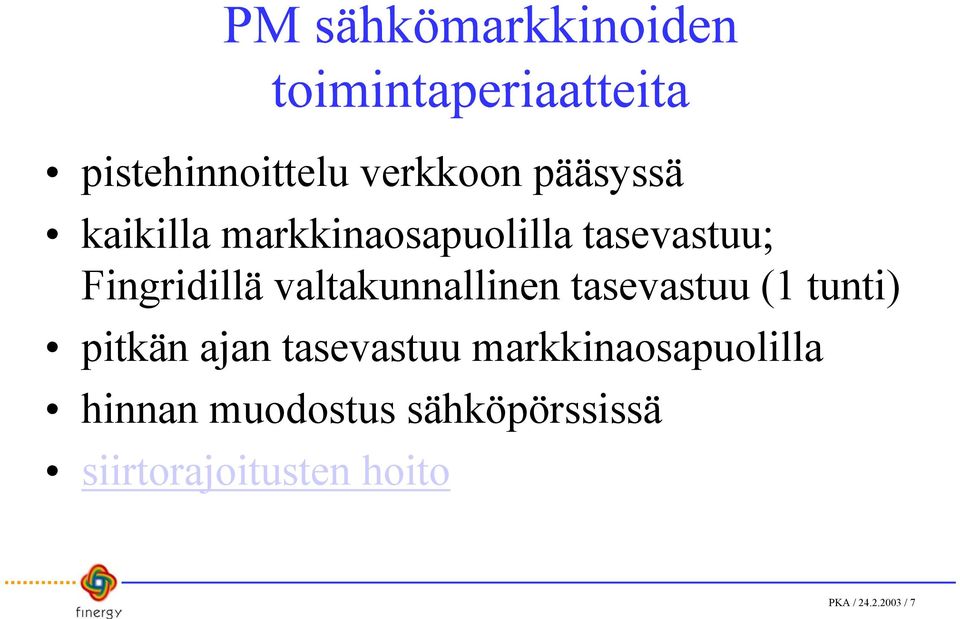 tasevastuu (1 tunti) pitkän ajan tasevastuu