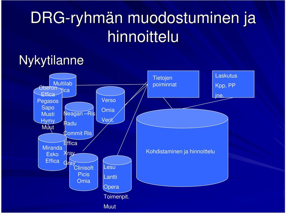 Effica Xray Gray Clinisoft Picis Omia hinnoittelu Verso Omia Verit.