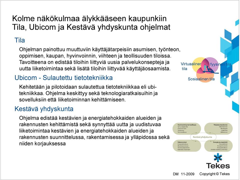 Ubicom - Sulautettu tietotekniikka Kehitetään ja pilotoidaan sulautettua tietotekniikkaa eli ubitekniikkaa.