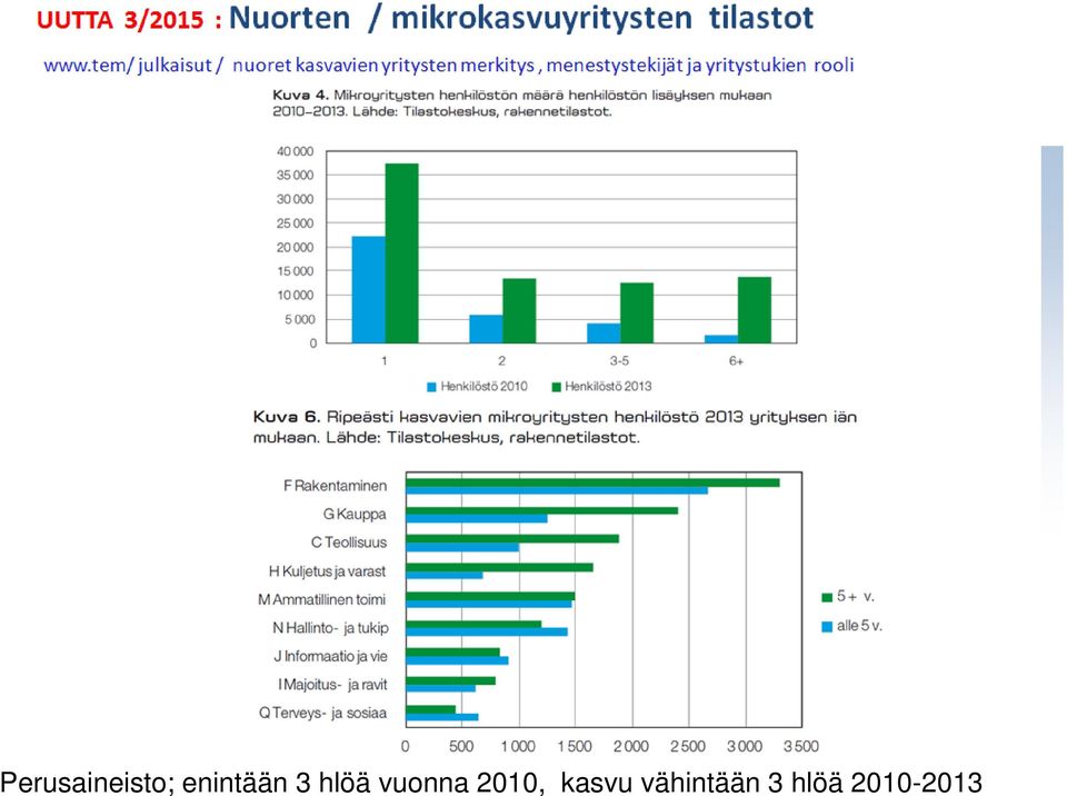 vuonna 2010, kasvu