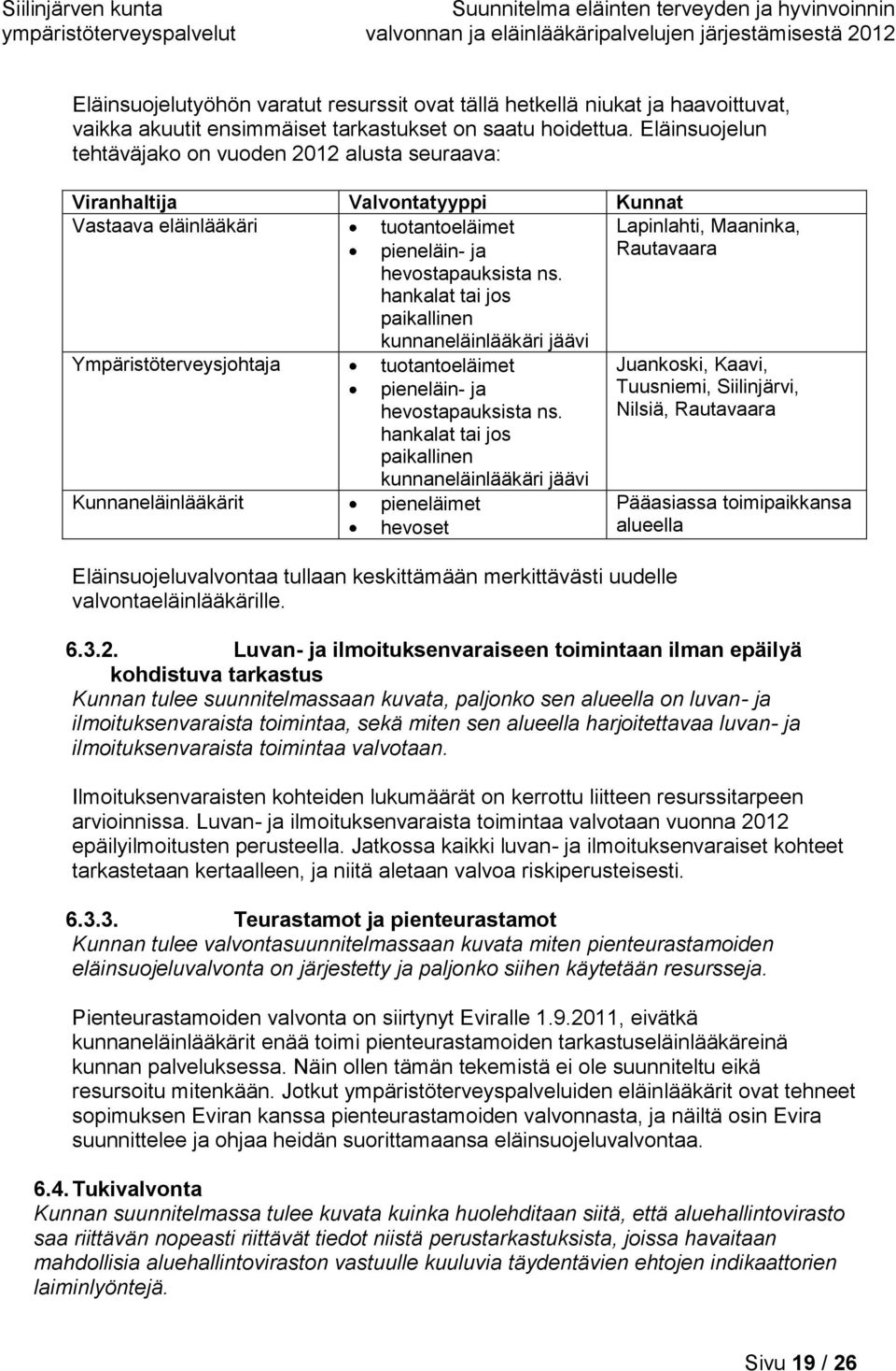 hankalat tai jos paikallinen kunnaneläinlääkäri jäävi Ympäristöterveysjohtaja Kunnaneläinlääkärit tuotantoeläimet pieneläin- ja hevostapauksista ns.