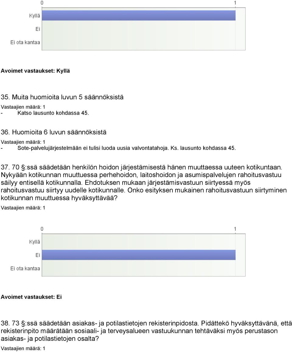 Nykyään kotikunnan muuttuessa perhehoidon, laitoshoidon ja asumispalvelujen rahoitusvastuu säilyy entisellä kotikunnalla.