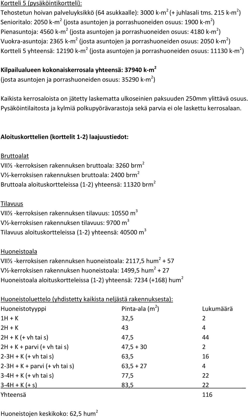 osuus: k-m 2 Kortteli yhteensä: 19 k-m 2 (jost suntojen j orrshuoneiden osuus: 111 k-m 2 Kililulueen kokoniskerrosl yhteensä: 794 k-m 2 (jost suntojen j orrshuoneiden osuus: 29 k-m 2 Kikist