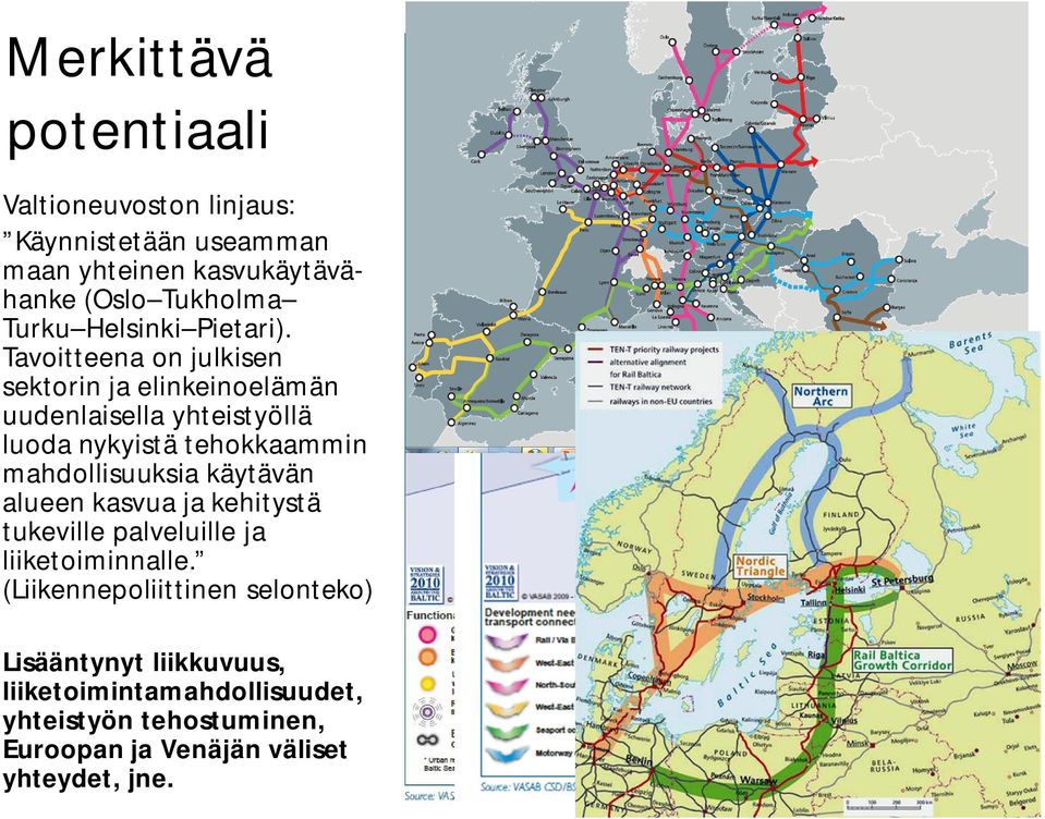 Tavoitteena on julkisen sektorin ja elinkeinoelämän uudenlaisella yhteistyöllä luoda nykyistä tehokkaammin mahdollisuuksia