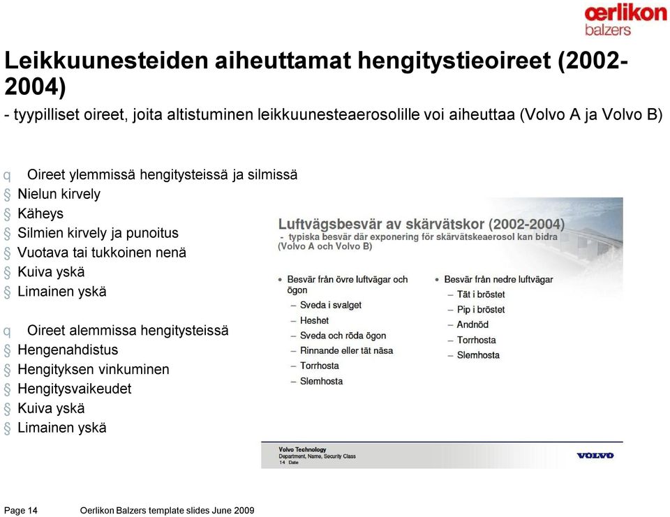 kirvely Käheys Silmien kirvely ja punoitus Vuotava tai tukkoinen nenä Kuiva yskä Limainen yskä q Oireet alemmissa