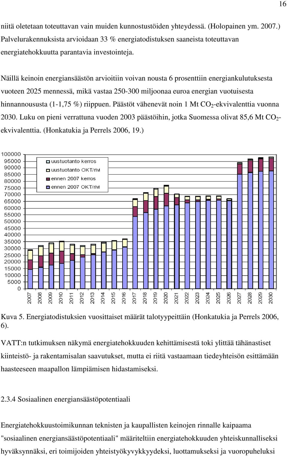 Näillä keinoin energiansäästön arvioitiin voivan nousta 6 prosenttiin energiankulutuksesta vuoteen 2025 mennessä, mikä vastaa 250-300 miljoonaa euroa energian vuotuisesta hinnannoususta (1-1,75 %)