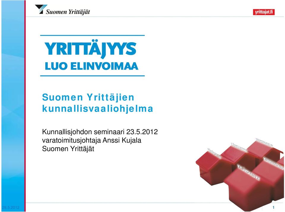 Kunnallisjohdon seminaari 23.5.