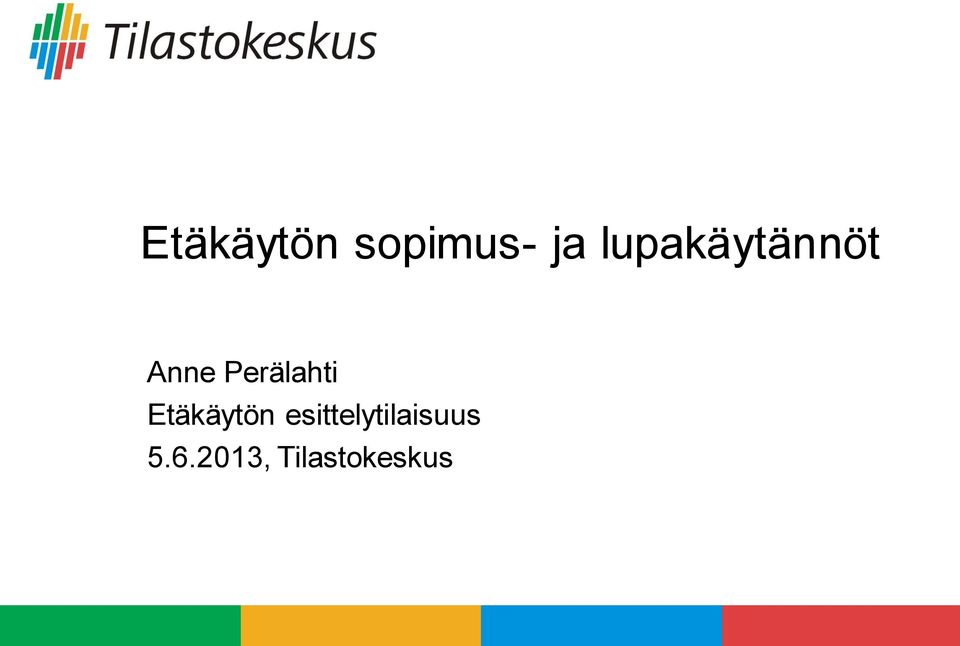 Etäkäytön