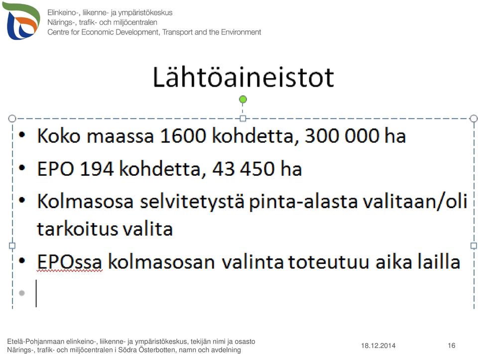 Närings-, trafik- och miljöcentralen i