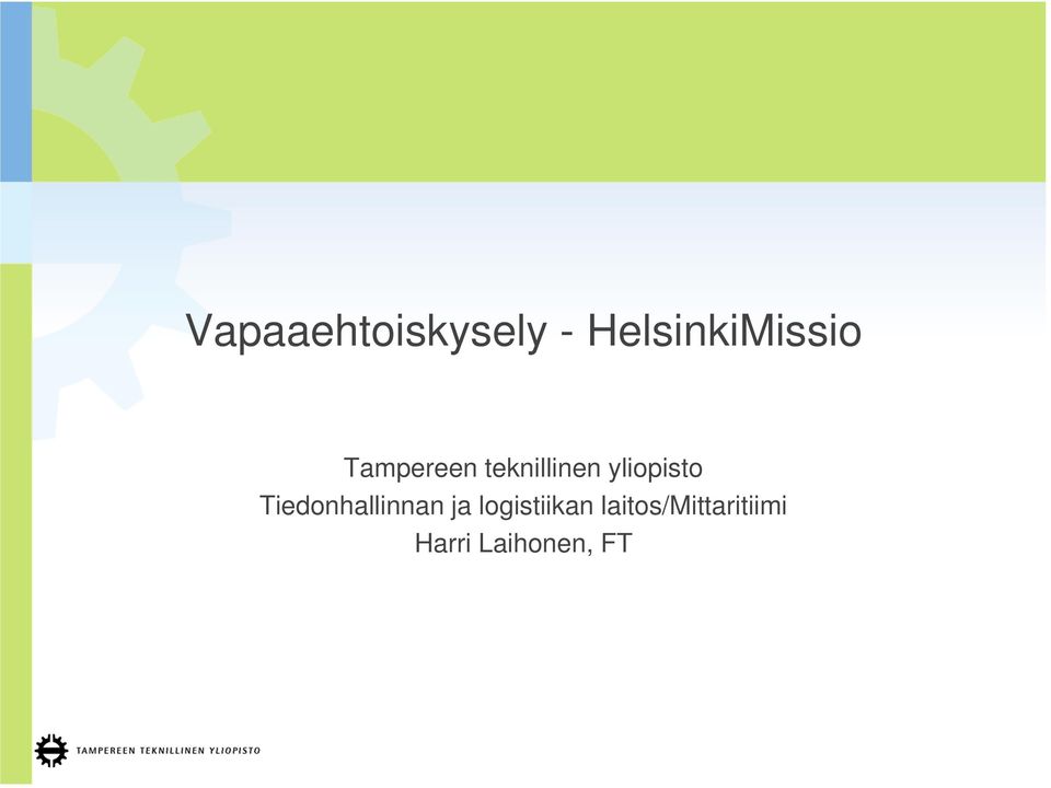 teknillinen yliopisto