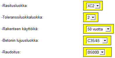 soa käytettäessä valitaan 1-luokka ja tiukennettua mittatarkkuustasoa käytettäessä 2-luokka. Mikäli toleranssiluokaksi valitaan 2-luokka, täytyy valmistus tehdä toteutusluokassa 3.