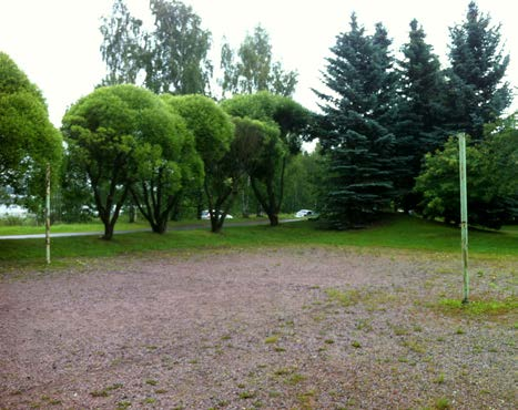 Viheraluetyyppi 3 Iideskartanonpuisto Nekalantie Kuoppamäentie 33100 Tampere Jokipohja VL A2 välttävä Iideskartanonpuisto Iideskartanonpuisto 2 -alue kenttä = 416 m 2 Pintavesien ohjaus