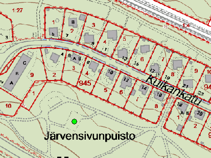 Viheraluetyyppi 4 Järvensivunpuisto (länsi) Järvensivunpuisto Iidesranta - Kuikankatu Kissanmaa puisto A2 huono Järvensivunpuisto (länsi) 2 -alue kenttä = 448 m 2 pelikenttä, pallottelu, kesällä sora