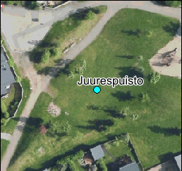 Juurespuisto Viheraluetyyppi 3 - Juurespuisto Nauriskatu Porkkanakuja 33300 Tampere Rahola VP A2 Juurespuisto 2 -alue kenttä =348 m 2 pallottelu; kesäkäytössä, vapaassa käytössä nurmi ei aitausta,