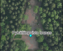 Viheraluetyyppi 4 Pyhällönpuisto Pyhällönpuisto Männistönkuja Pyhällönpolku Lentävänniemi PL A3 huono Pyhällönpuisto 2 -alue kenttä = 609 m 2 pallottelu, jääkiekko; kesä/talvikäytössä; vapaassa