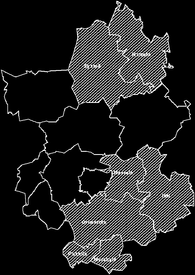 NYKYTILA, OMA TUOTANTO 12/2014 Kotihoito Tehostetun palveluasumisen yksikkö Onnela 25 vakituista paikkaa +2 vuorohoitopaikkaa Henkilöstömitoitus 0,6 hoitajaa / asukas Iitin vuodeosastot 48 paikkaa +2