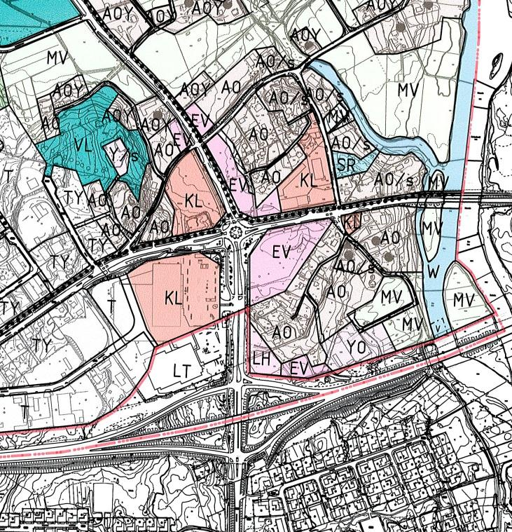 Ote Kotkan yleiskaavasta KAUKOLA-PIHKOON OSAYLEISKAAVA Kauokola-Pihkoon osayleiskaavassa, joka on hyväksytty 15.10.