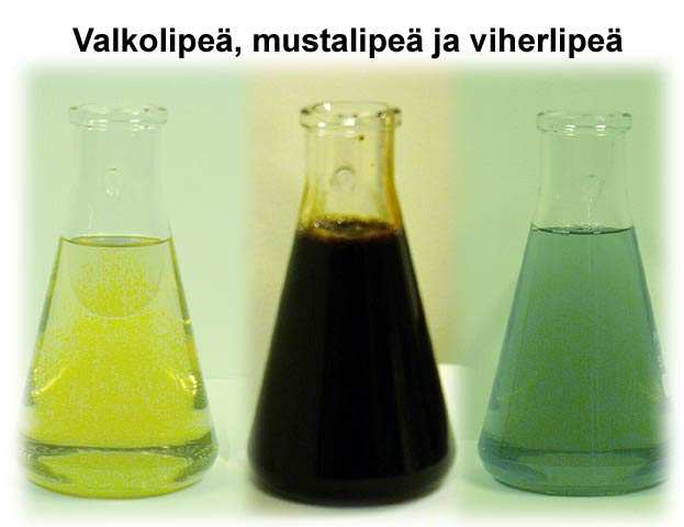 10 Kuva 1. Keittokemikaalit. /1/ Natriumsuolojen pitoisuus ilmoitetaan tyypillisesti grammoina litrassa vastaavina määrinä joko natriumhydroksidia (NaOH) tai natriumoksidia (Na2O).