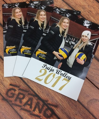 KALENTERI 2017 Puijo Wolleyn Naisten 1-sarjajoukkue on julkaissut seinäkalenterin vuodelle 2017! Kalenteri on myynnissä joukkueen kotipeleissä ja seuran tapahtumissa!