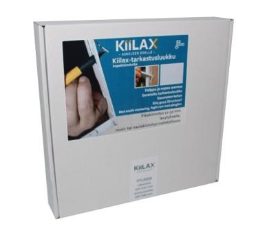 Kiilax- inspection hatch The main idea of Kiilax-control hatch is simplicity of mounting. Solid frame, though materials, hinged door and finished look is just a bonus.