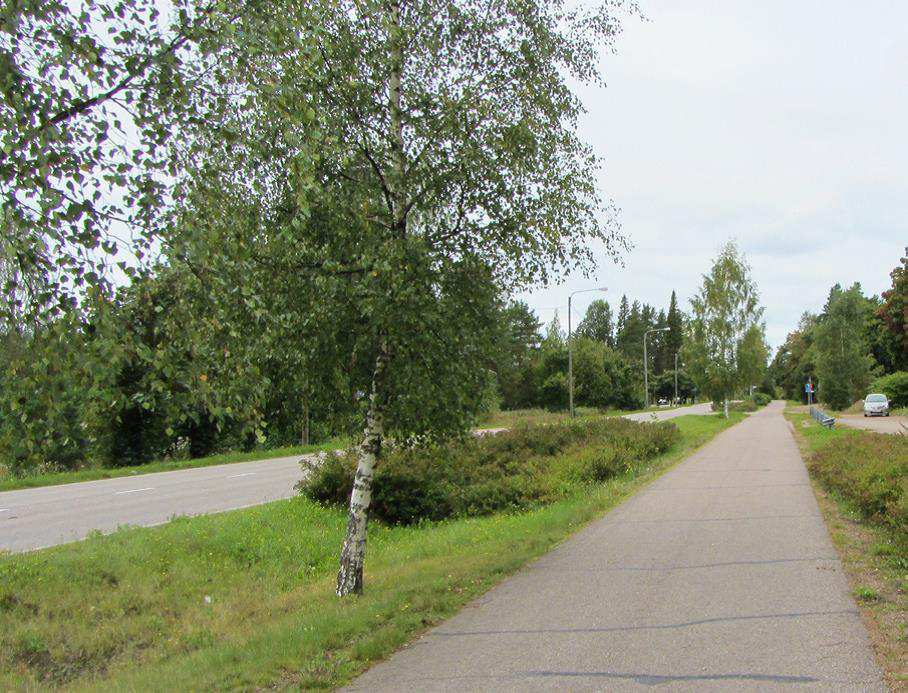 17 T1-luokan tien viheralueet ovat hyvin hoidettuja ja niillä on korkeatasoinen, puistomainen ilme. Istutukset ovat yleisiä.