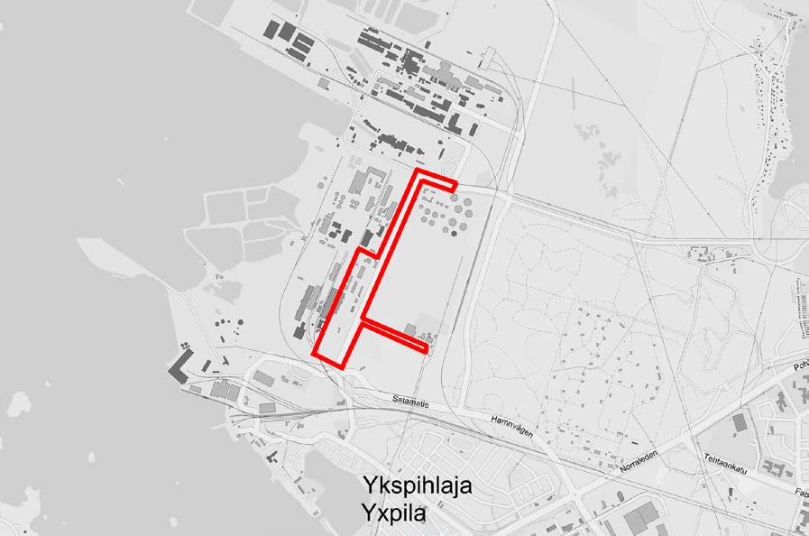 TYÖPAIKKA-ALUEISIIN LIITTYVÄT ASEMAKAAVATYÖT SUURTEOLLISUUSALUEEN KATUJÄRJESTELYT ASEMAKAAVATYÖN VIREILLE TULON SYY Aloite on Kokkolan kaupungin.