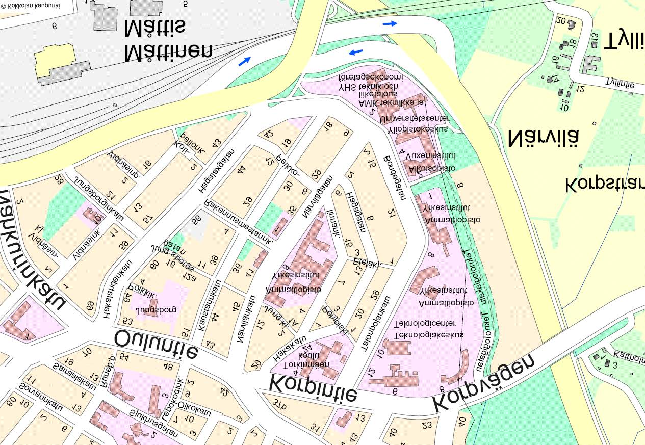 15. KAUPUNGINOSAN KORTTELIN 15 TONTTI 2 ALOITE TAI ASEMAKAAVATYÖN VIREILLE TULON SYY Aloitteen asemakaavan muuttamiseksi on tehnyt Kokkolan NSA Yhtiöt Oy 12.10.