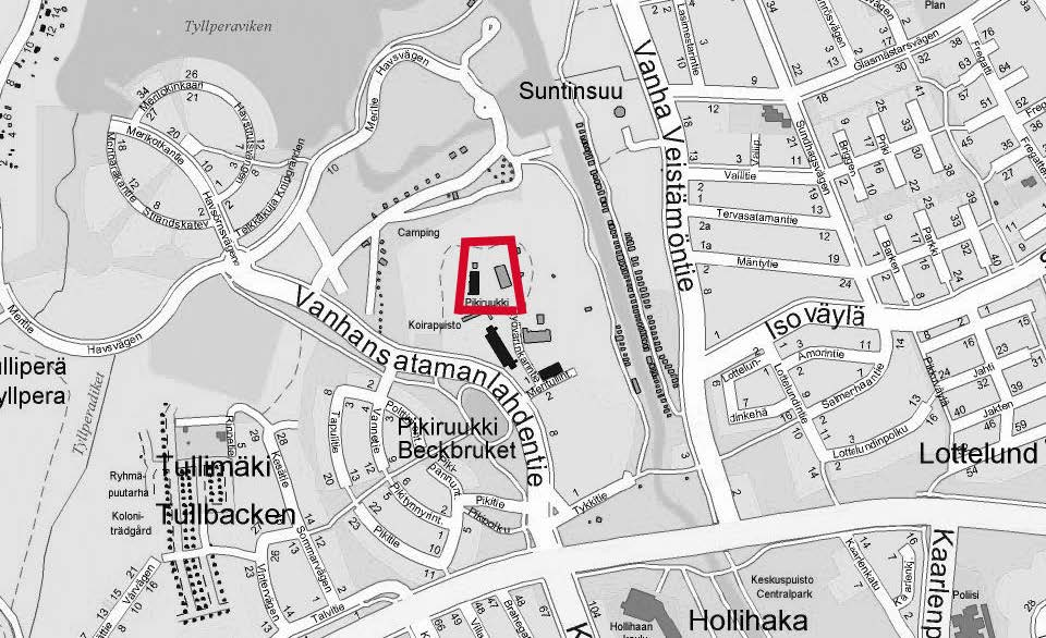 PIKIRUUKIN RUOKALARAKENNUKSEN SEKÄ TYKKIHALLIN YMPÄRISTÖ ALOITE TAI ASEMAKAAVATYÖN VIREILLE TULON SYY Aloitteen asemakaavan muuttamiseksi on tehnyt Kokkolan NSA Yhtiöt Oy 12.09.
