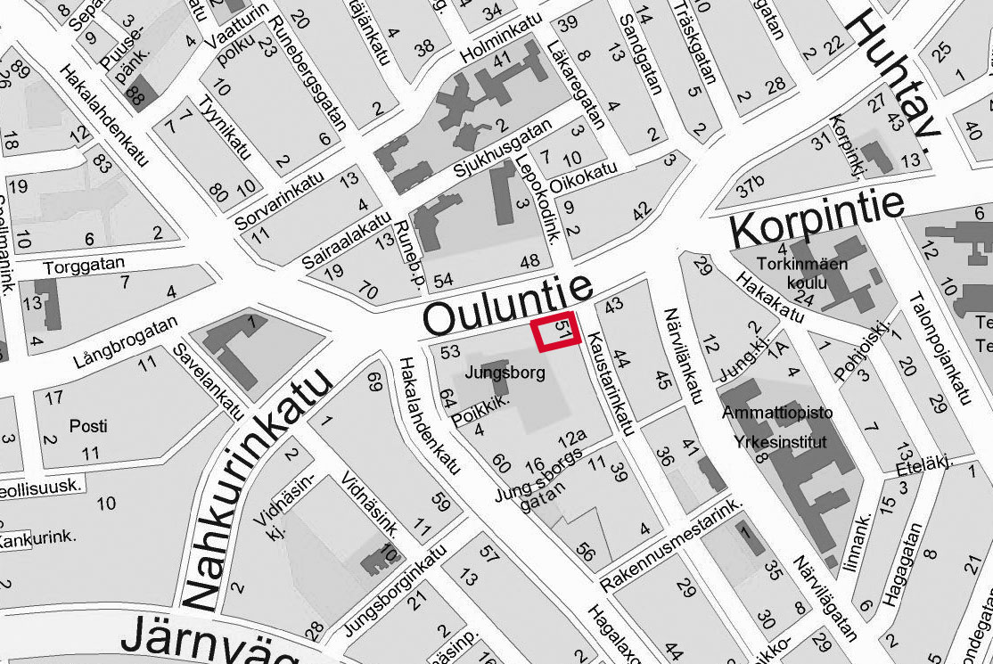 OULUNTIE 45 ALOITE TAI ASEMAKAAVATYÖN VIREILLE TULON SYY Aloitteen asemakaavan muuttamisesta on tehnyt Ab Jake-Bygg Oy.