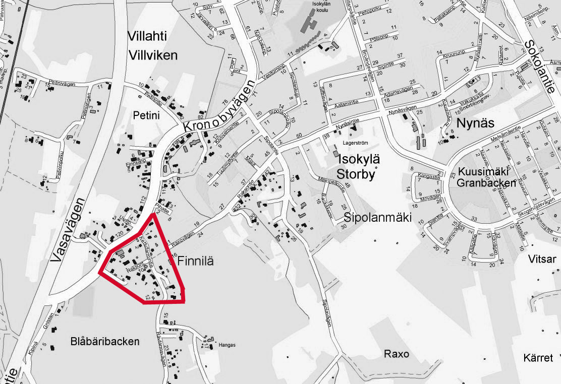 RAKSONTIEN LÄNSIPÄÄ ASEMAKAAVAMUUTOKSEN VIREILLE TULON SYY Aloite on tullut kiinteistön 9:46 omistajalta.
