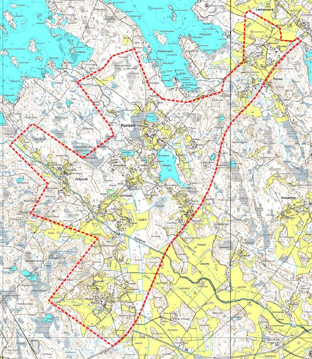 RUOTSALON KYLÄN VAIHEOSAYLEISKAAVA VAIHEYLEISKAAVAN VIREILLE TULON SYY Kaupunginhallitus on tehnyt 9.11.2009 Ruotsalon vaiheyleiskaavan laatimispäätöksen.