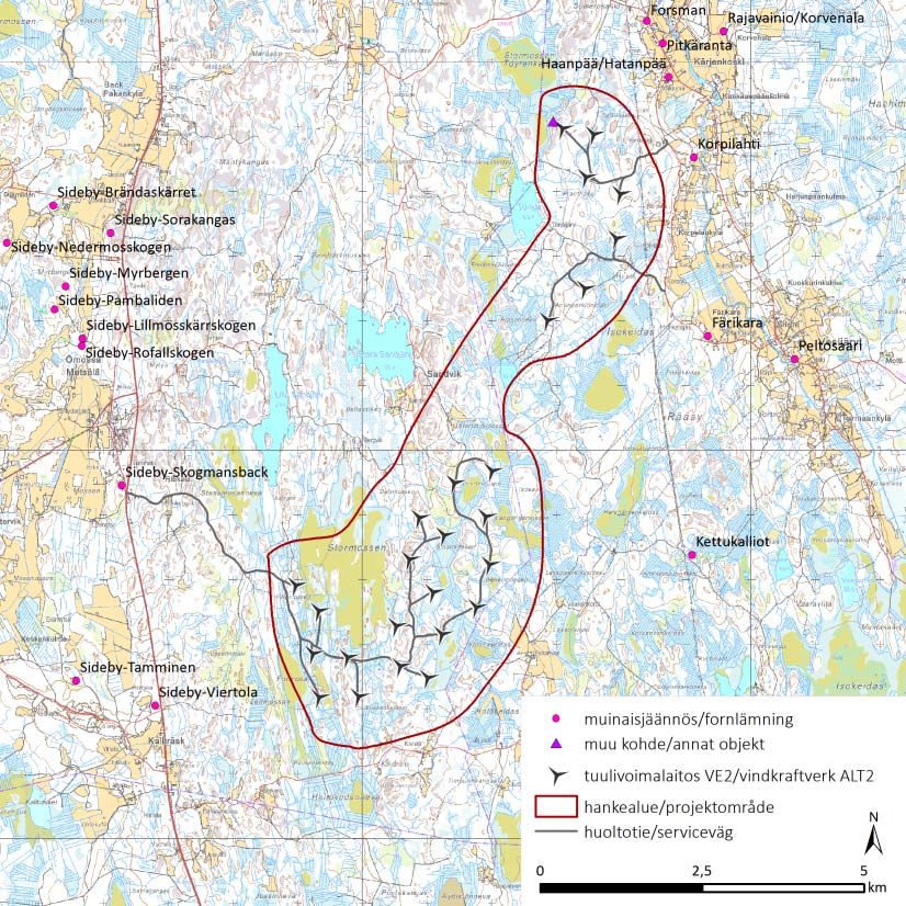 FCG SUUNNITTELU JA TEKNIIKKA OY Mikonkeitaan tuulivoimapuisto 235 11.4.3 Nykytila lut Heiskanen & Luoto Oy:stä.