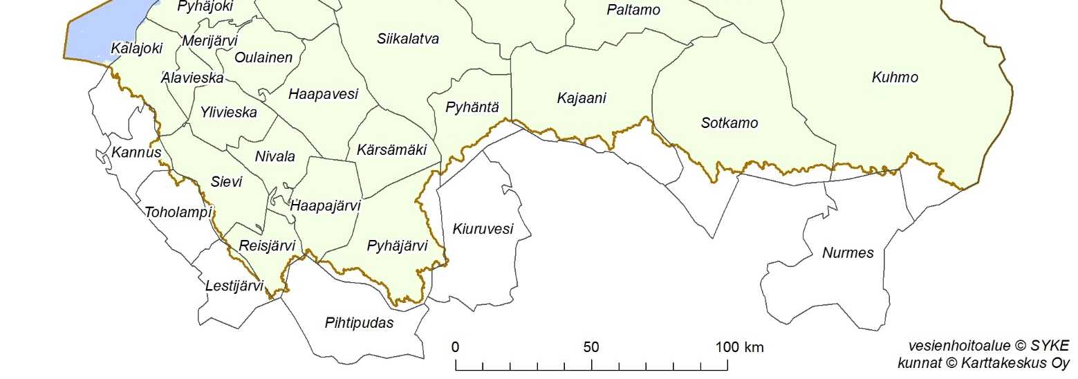 LIITE 4 Lähes 50 kuntaa - Pohjois-Pohjanmaa - Kainuu - Lappi