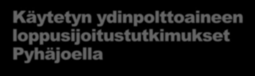 Käytetyn ydinpolttoaineen