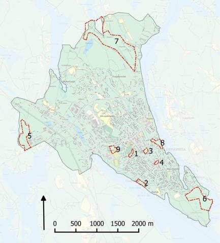 Leppävirran hulevesiselvitys Työvaiheet 2/2 Arvioidaan nykytilanteen hulevesien hallinnan tarpeet ja tuleva tilanne (OYK) Osayleiskaavasta määritettiin tilaajan kanssa tarkempaan tarkasteluun