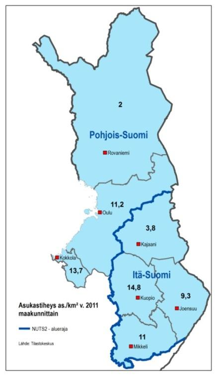 Rakennerahastoihin (EAKR ja ESR) Manner-Suomessa yksi ohjelma: Kestävää kasvua ja työtä Suomen rakennerahastoohjelma 2014-2020 (www.rakennerahastot.