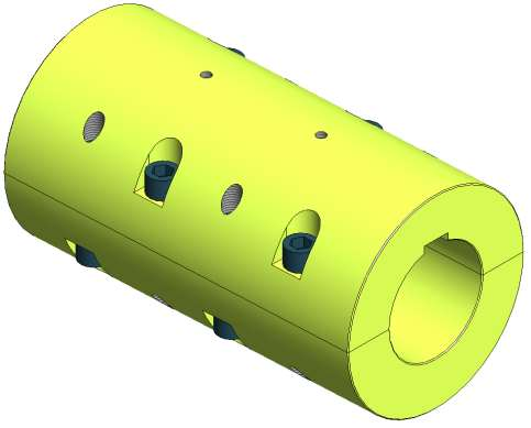 KKT CLAMP COUPLINGS A clamp coupling is a simple, rigid coupling for joining to machines together, or to be used as a shaft extension.